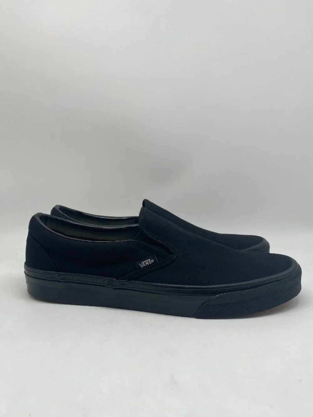 VANS CLASSIC SLIP-ON ALL BLACK US MEN SIZE 11.5